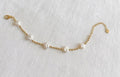 Pearl & Gold Bead Chain Bracelet