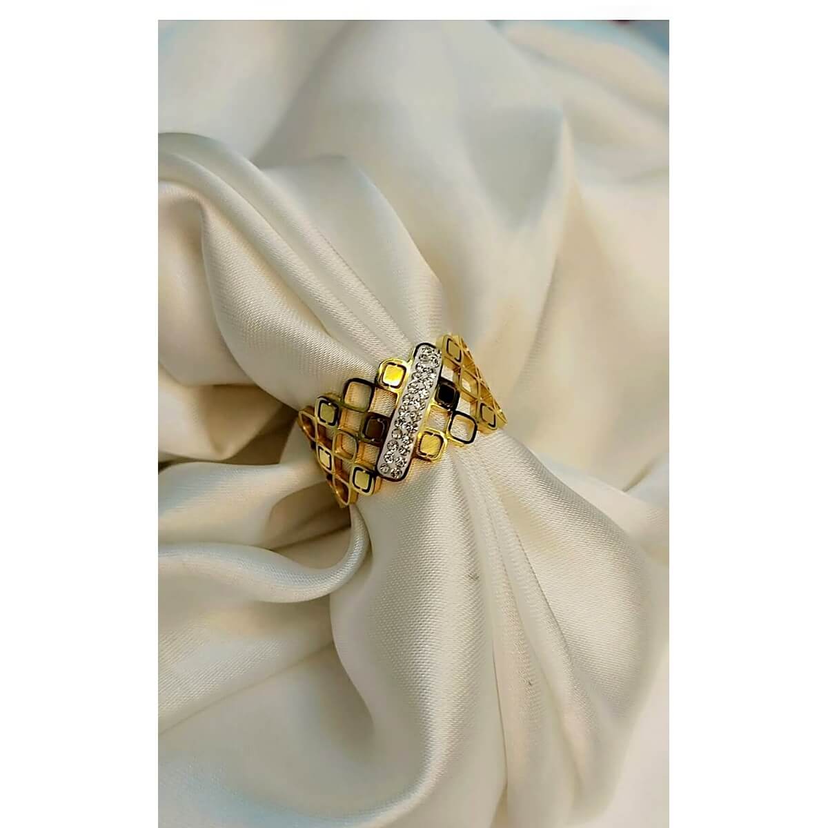 Adjustable Gold Plated Ring for Women – Artificial Jewellery